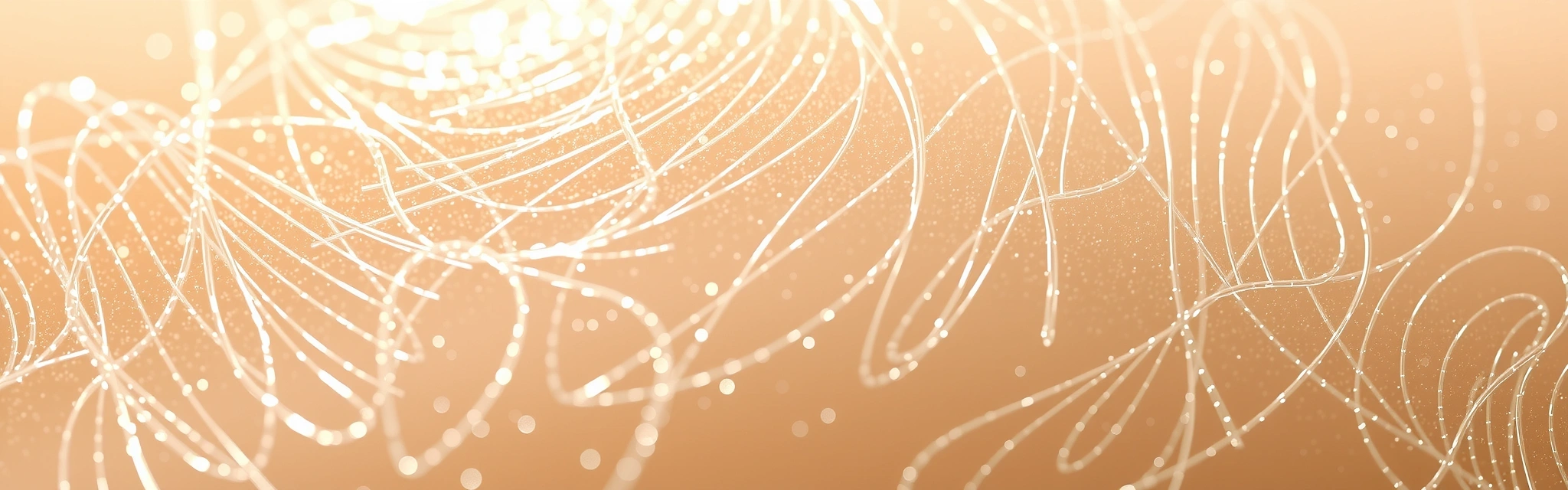 Abstract depiction of global communication and connection through natural elements.